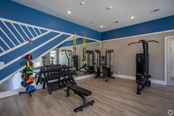 Fitness studio with spin room